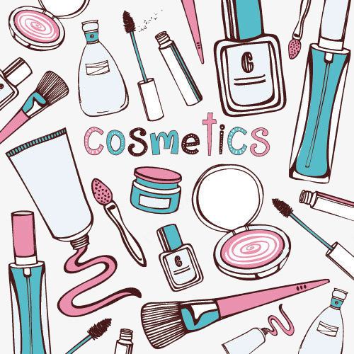 以簡筆畫描繪美妝與防護(hù) 化妝品與勞保用品的手繪藝術(shù)